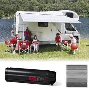 Toldo enrollable FIAMMA F45S 260 cm (Deep Black – Royal Grey) -SOLO RECOGIDA O INSTALACIÓN EN TALLER-