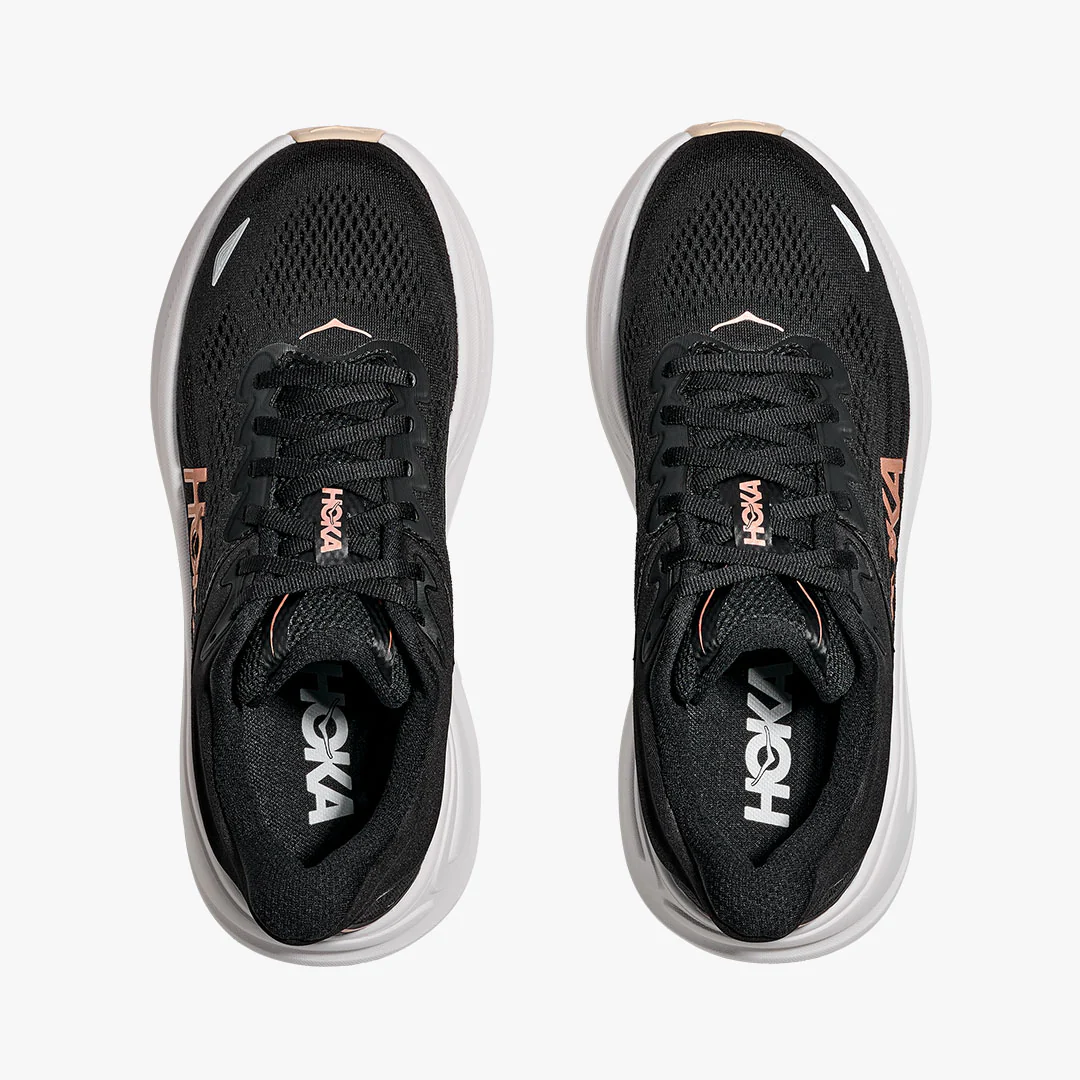 HOKA BONDI 9 W BLACK/ROSE GOLD - Imagen 7