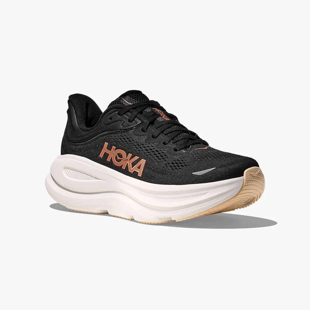 HOKA BONDI 9 W BLACK/ROSE GOLD - Imagen 4