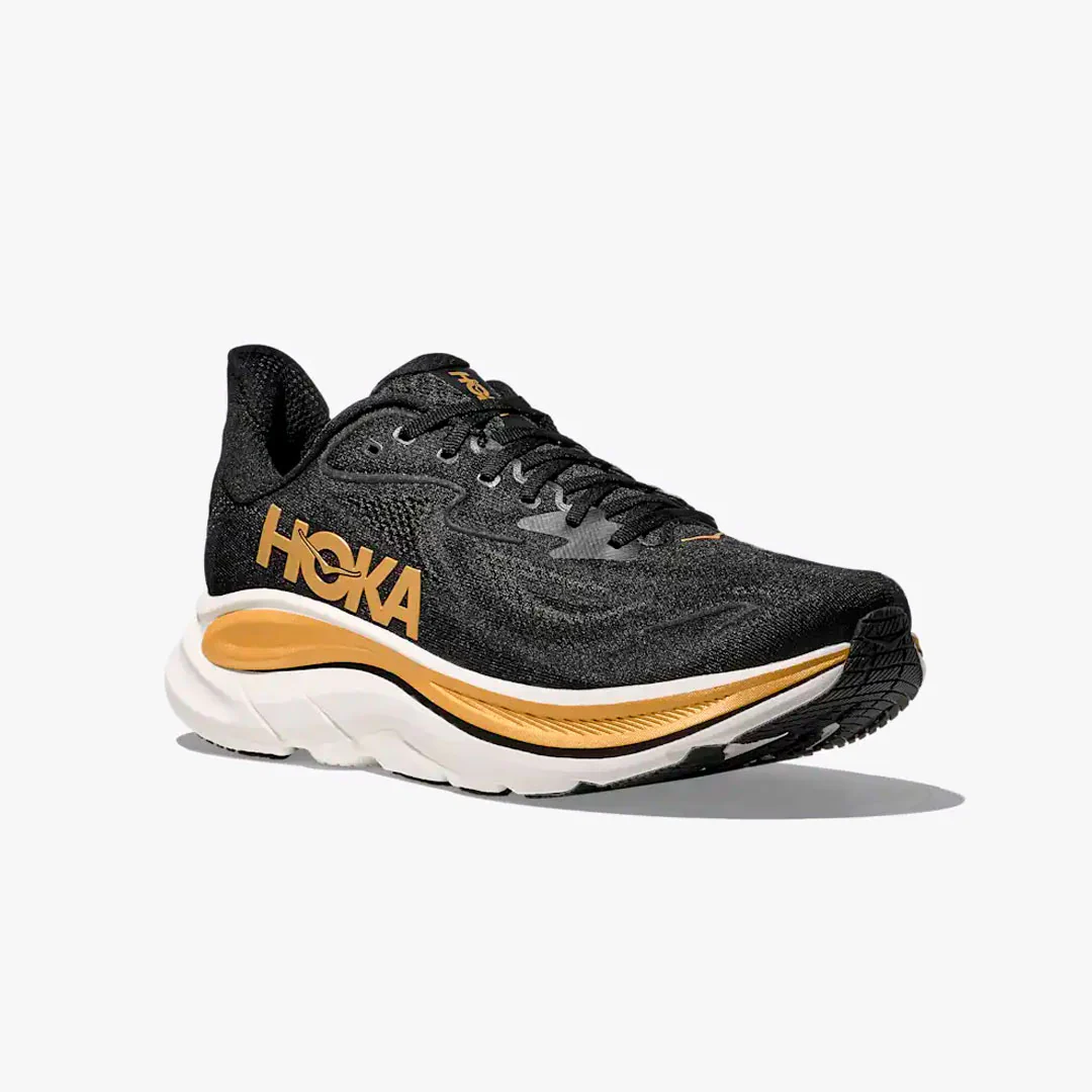 HOKA CLIFTON 10 BLACK/GOLD - Imagen 4