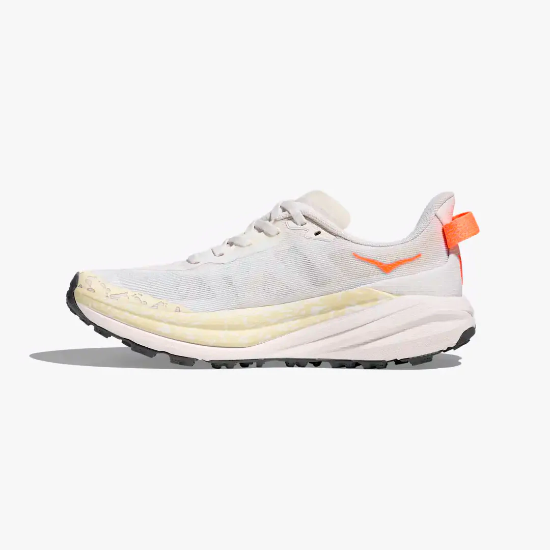 HOKA SPEEDGOAT 6 W WHITE/NEON TANGERINE - Imagen 3