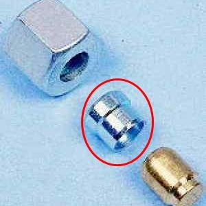 Anillo cortante para tubería de gas