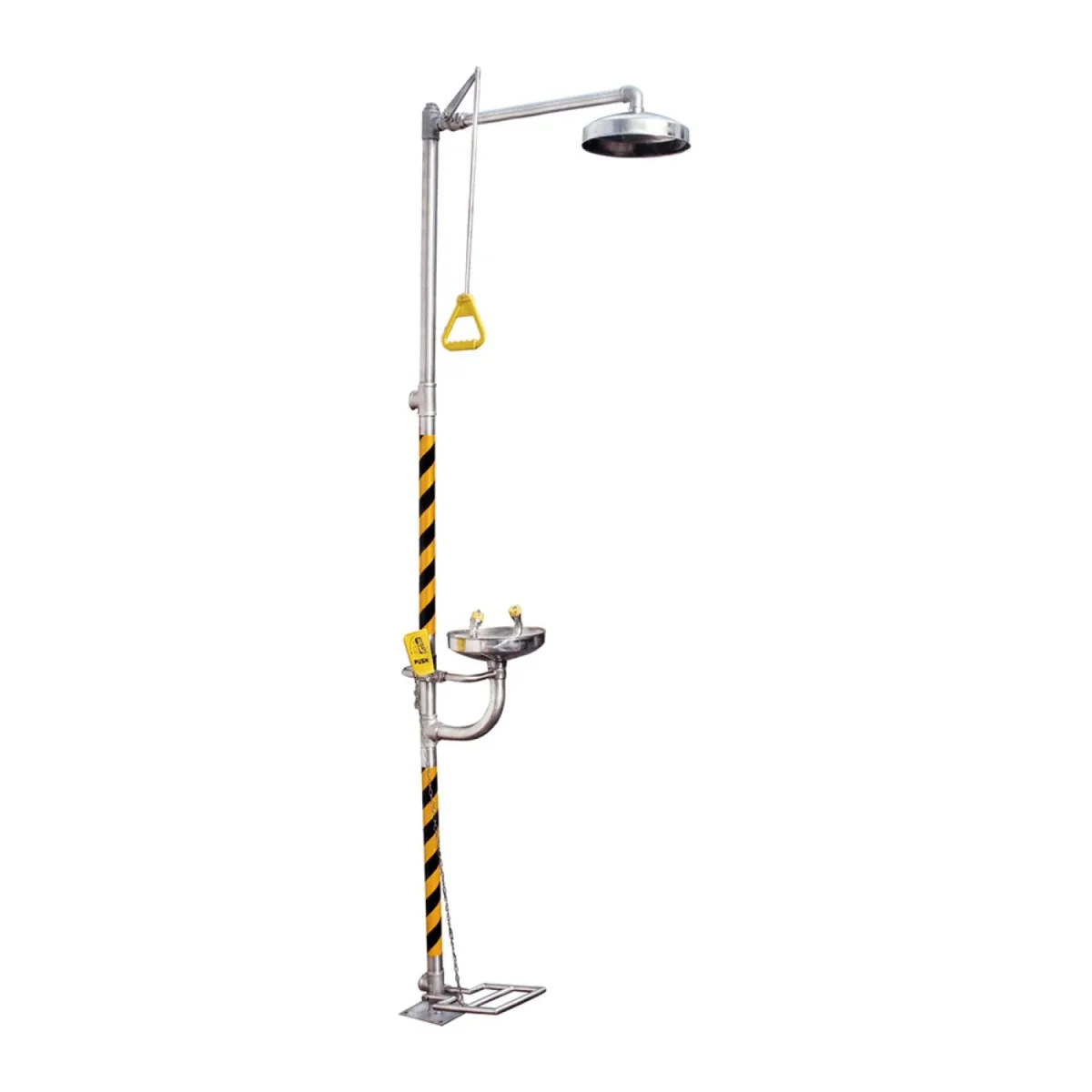 Ducha Lavaojos Inox 316 Con Pedal BD-550A - Imagen 2