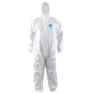 Buzo Desechable Cubre Cierre Steelgen Plus+  Isp Blanco