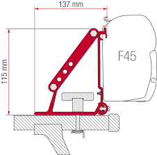 Adaptador toldo F35 / F45 sobre baca del vehículo