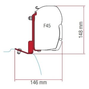 Adaptador toldo F45 para Ford Custom (2014-Actualidad) V362