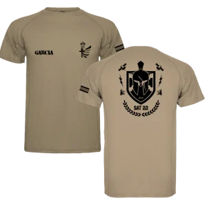 Camiseta técnica militar personalizable