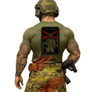 Camiseta algodón TIEMPOS DUROS HOMBRES FUERTES