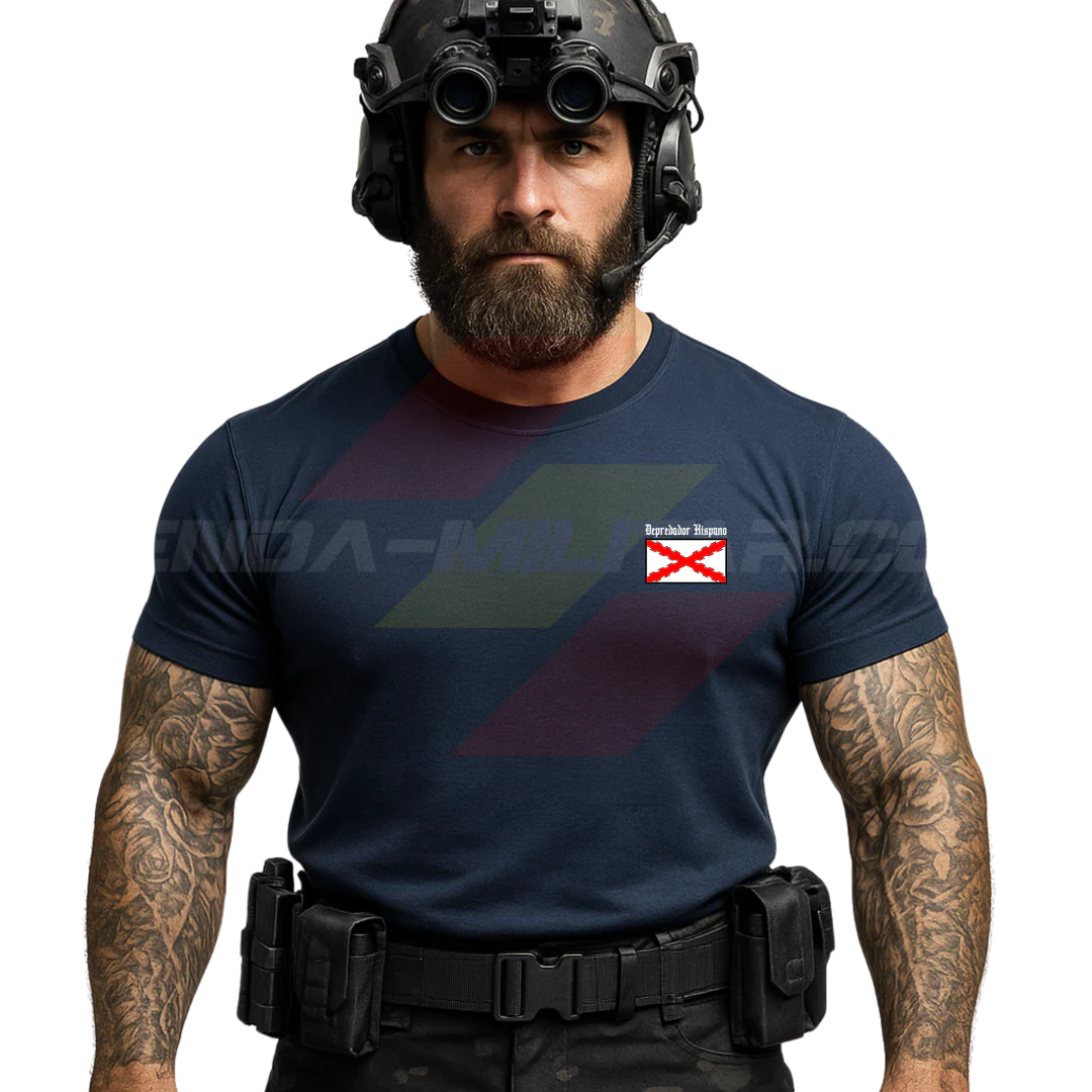 Camiseta Algodón Premium IMPERIO ESPAÑOL "DONDE NUNCA SE PONE EL SOL" - Imagen 7