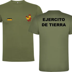 Camiseta algodón personalizada Ejército de Tierra