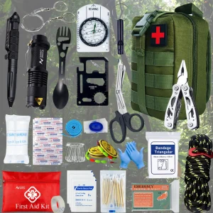 Kit completo supervivencia militar