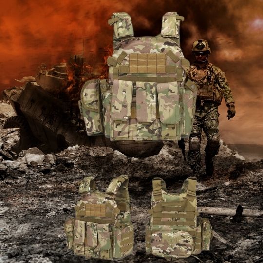 Chaleco táctico militar y policial de Airsoft - Imagen 6