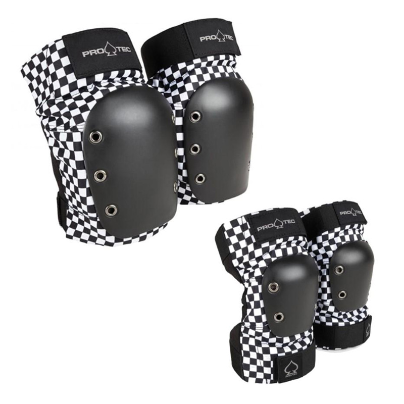 Pro-Tec Pads Knee / Elbow Pad Set Checker - Imagen 2