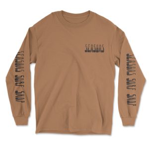 Camiseta Manga Larga Surf Map Brown