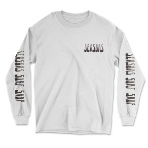 Camiseta Manga Larga Surf Map White