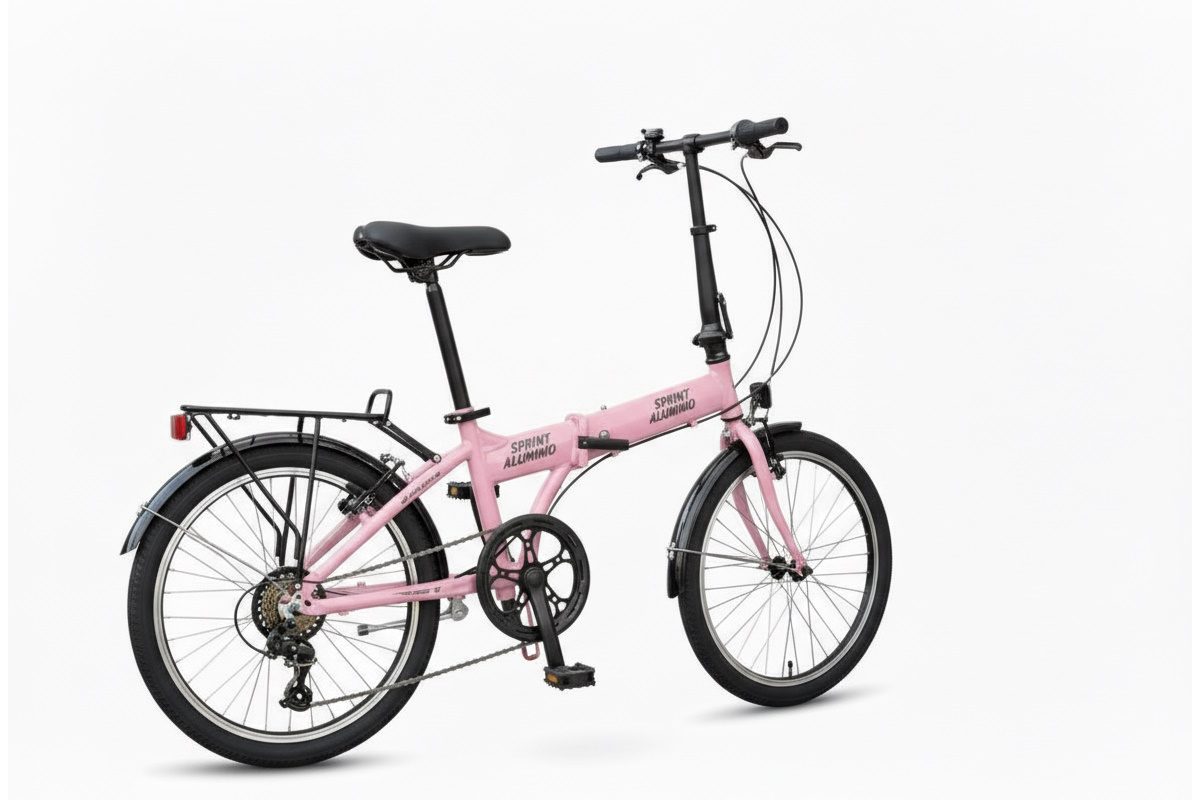 Plegable 20” aluminio | WST 6 velocidades | V‑Brake - Imagen 4