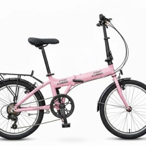 Plegable 20” aluminio | WST 6 velocidades | V‑Brake