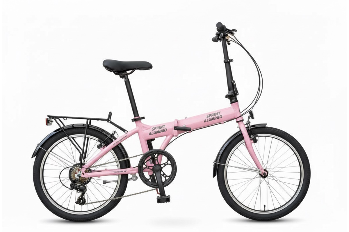 Plegable 20” aluminio | WST 6 velocidades | V‑Brake - Imagen 2