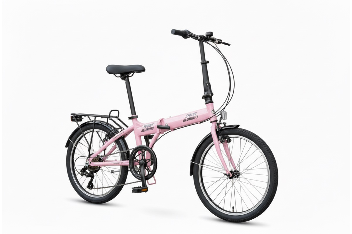 Plegable 20” aluminio | WST 6 velocidades | V‑Brake - Imagen 5