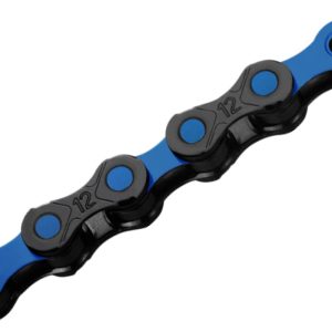 Cadena KMC DLC 12V NEGRO/AZUL126P