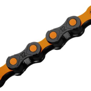 Cadena KMC DLC 12V NEGRO/NARANJA126P