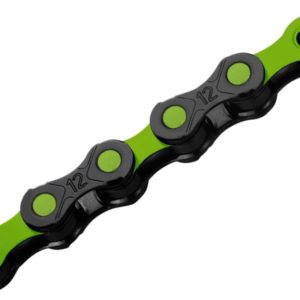 Cadena KMC DLC 12V NEGRO/VERDE 126P