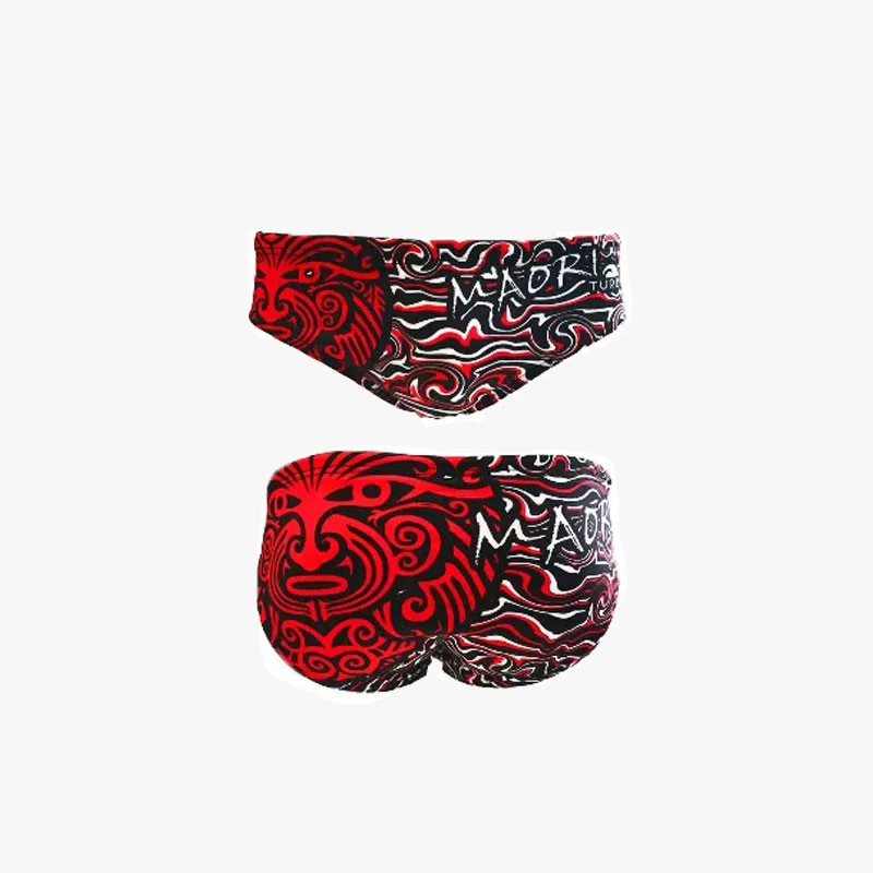 BAÑADOR TURBO MAORI 2018 ROJO/NEGRO - Imagen 2