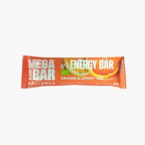 BARRITA ENERGÉTICA MEGARAW BAR NARANJA/LIMÓN