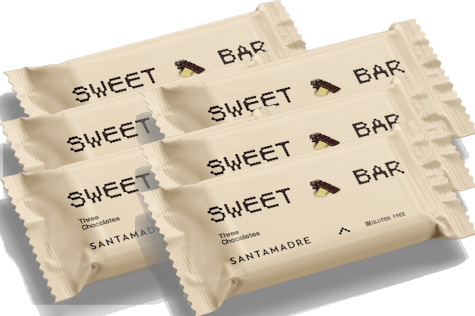 Barrita SANTA MADRE – Sweet Bar- Tres chocolates - Imagen 3
