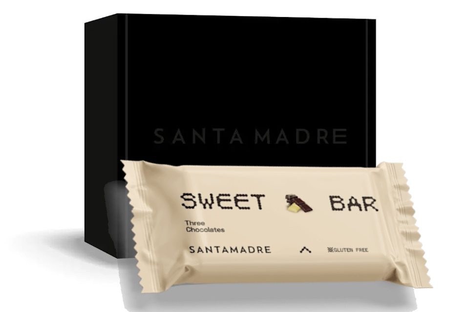 Barrita SANTA MADRE – Sweet Bar- Tres chocolates - Imagen 4
