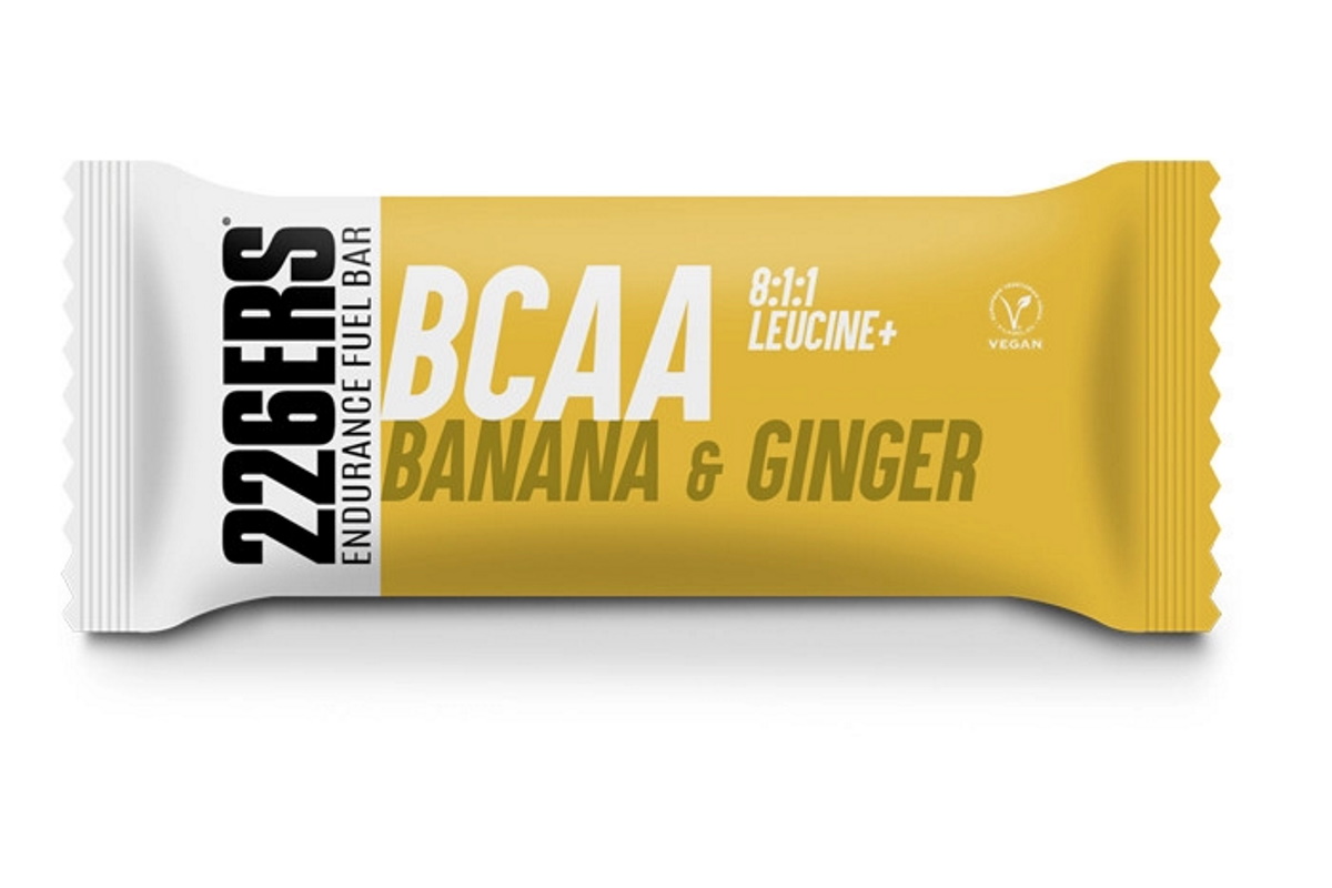 Barrita 226ERS – ENDURANCE FUEL BAR – BCAAs – Plátano y Jengibre