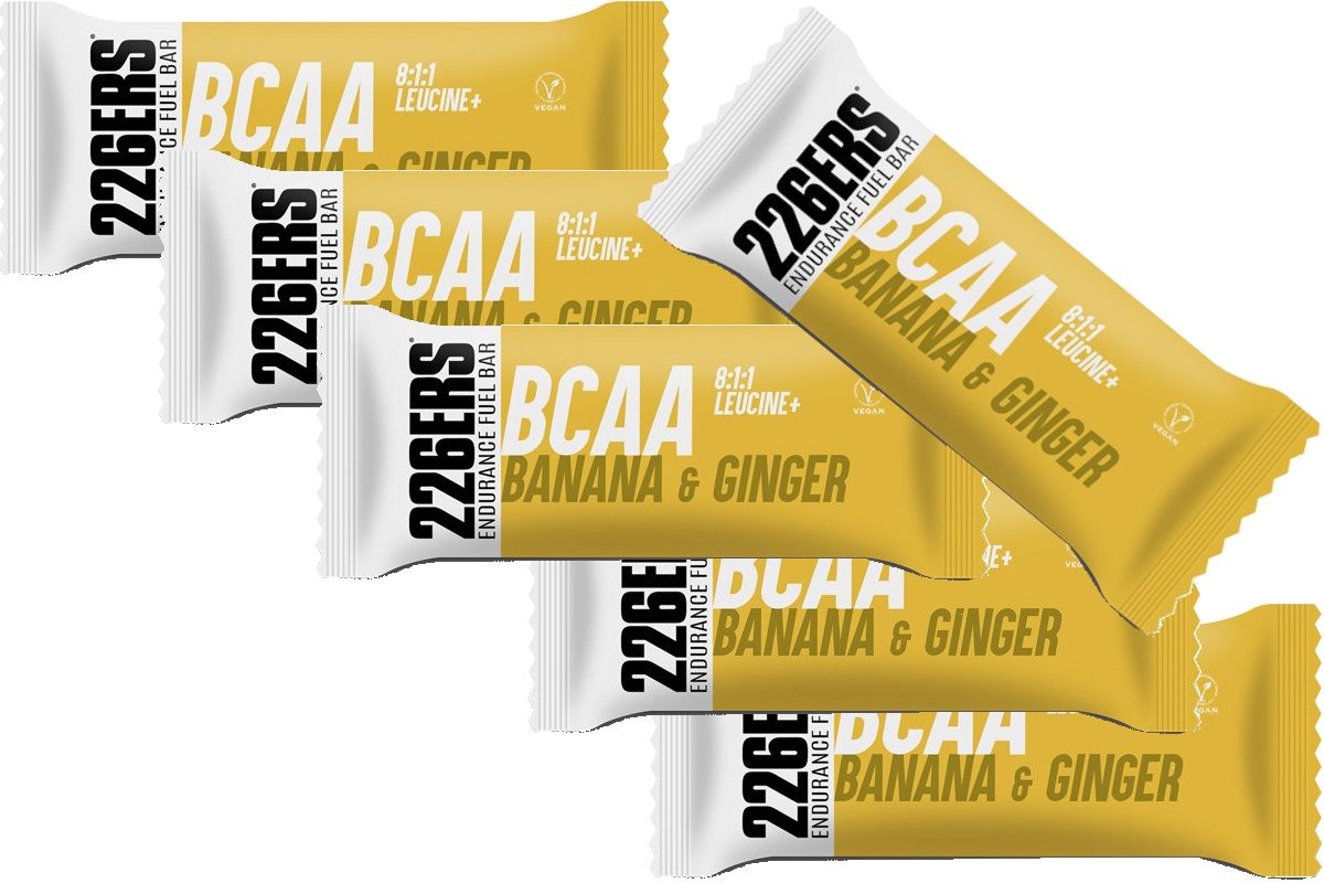 Barrita 226ERS – ENDURANCE FUEL BAR – BCAAs – Plátano y Jengibre - Imagen 3