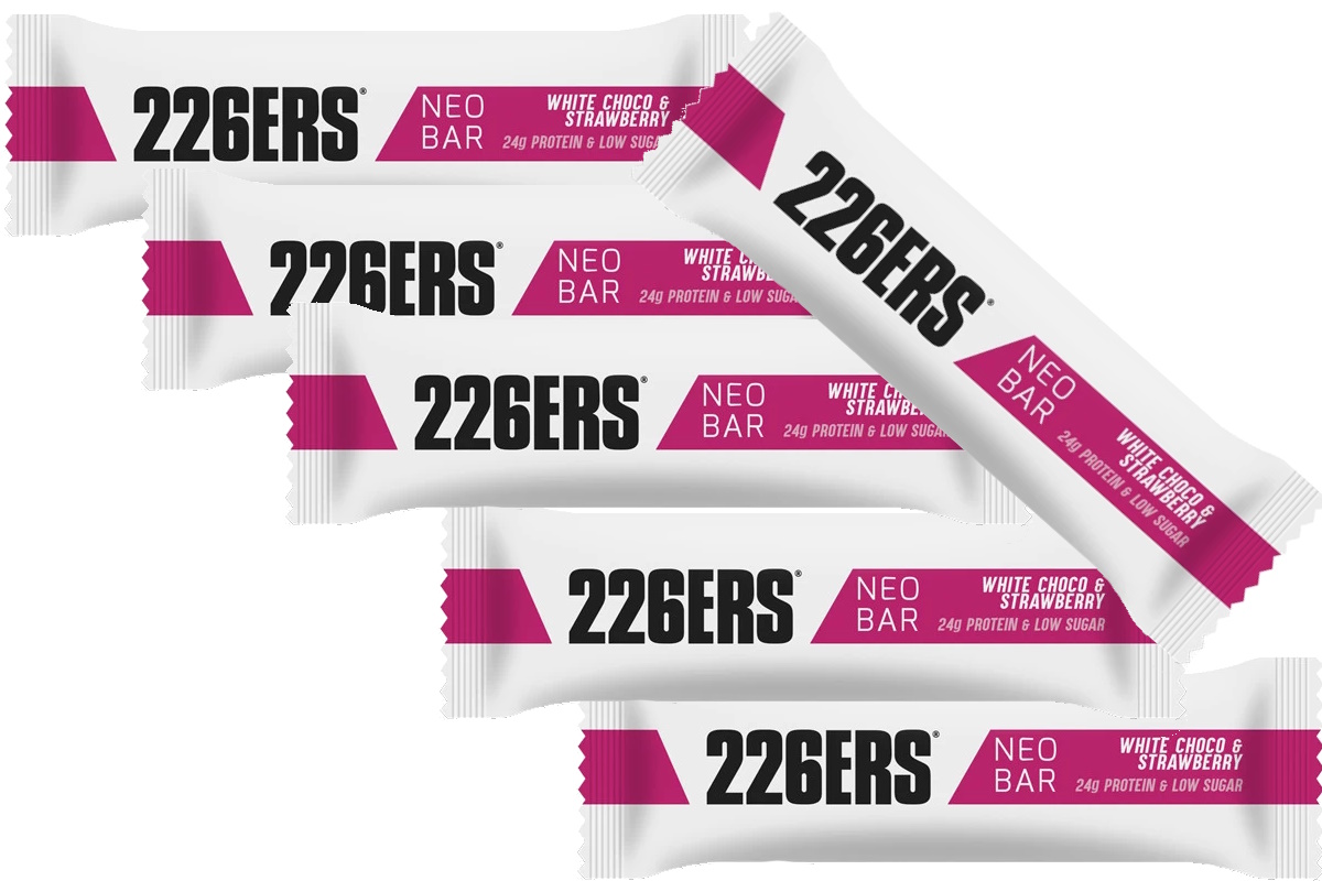Barrita 226ERS – NEO BAR PROTEIN – Chocolate Blanco y Fresa - Imagen 3