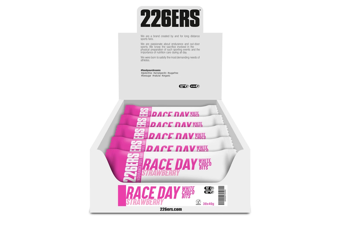 Barrita 226ERS – RACE DAY CHOCO BITS – Chocolate Blanco y Fresa - Imagen 4