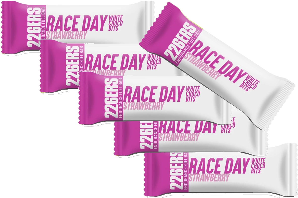 Barrita 226ERS – RACE DAY CHOCO BITS – Chocolate Blanco y Fresa - Imagen 3