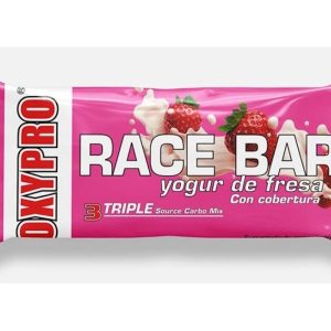 Barrita Oxipro RACE BAR YOGUR DE FRESA – Caja 12 Und