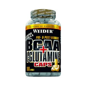 BCAA + L Glutamina WEIDER 180 Capsulas