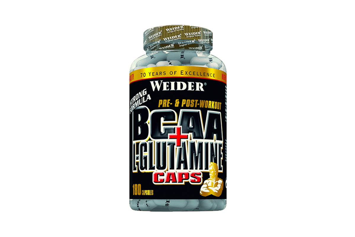 BCAA + L Glutamina WEIDER 180 Capsulas - Imagen 2