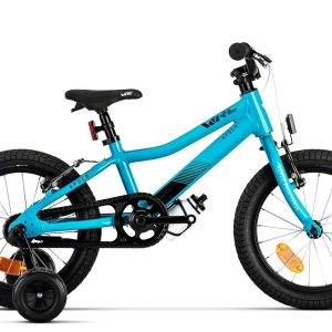 Bicicleta niño 3 a 6 años – 16″ – ruedines  – Aluminio – WRC APOLO – Turquesa