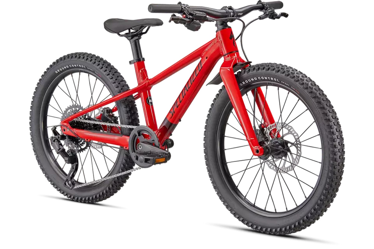 Bicicleta niño 6 a 9 años – 20″ – Specialized Riprock 20 – GLOSS FLO RED / BLACK - Imagen 3