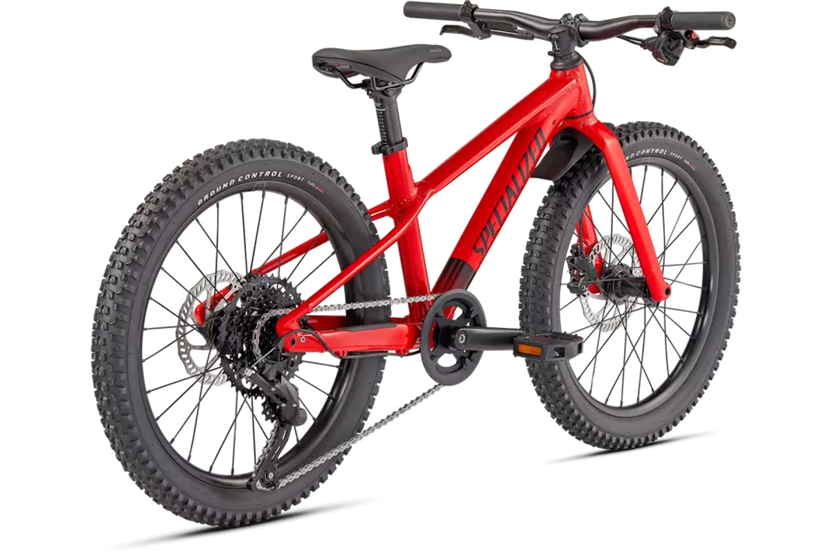 Bicicleta niño 6 a 9 años – 20″ – Specialized Riprock 20 – GLOSS FLO RED / BLACK - Imagen 4