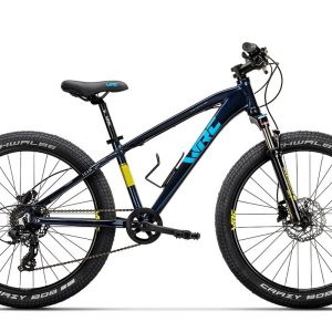 Bicicleta MTB niño 8 a 12 años – 24″ – WRC TEAM DISC – BLACK