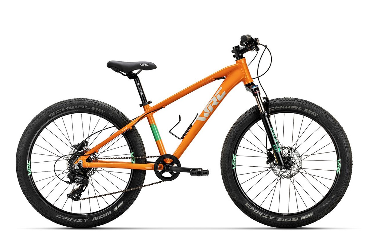 Bicicleta MTB niño 8 a 12 años – 24″ – WRC TEAM DISC – ORANGE