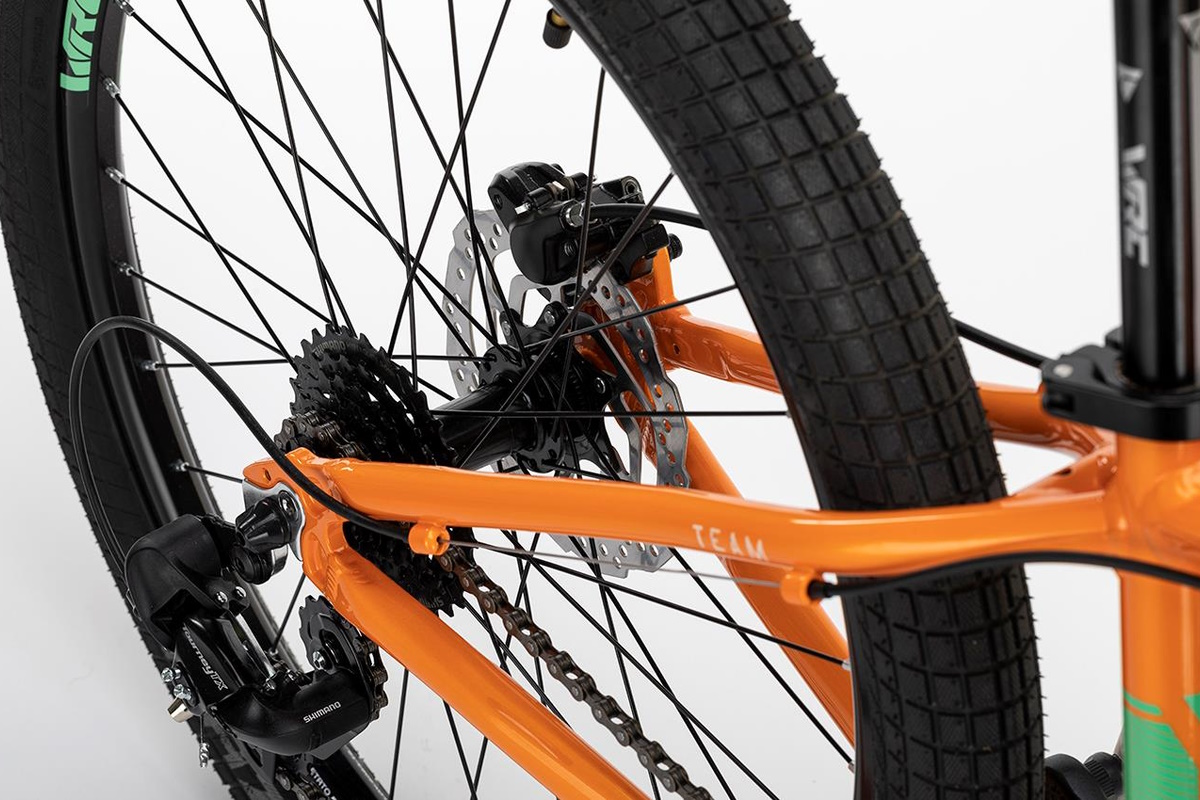 Bicicleta MTB niño 8 a 12 años – 24″ – WRC TEAM DISC – ORANGE - Imagen 6