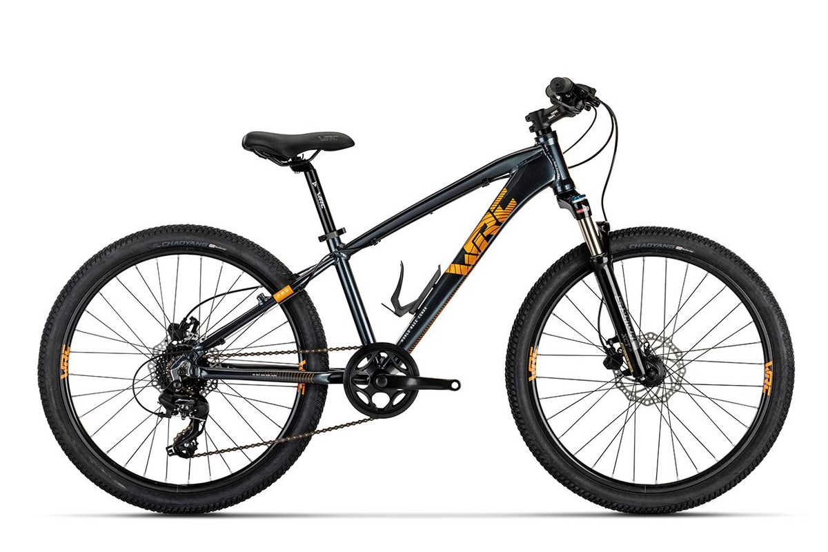 Bicicleta MTB niño 8 a 12 años – 24″ – WRC PRO DISC – BLACK - Imagen 2