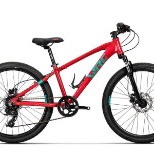 Bicicleta MTB niño 8 a 12 años – 24″ – WRC PRO DISC – RED