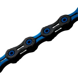 Cadena KMC 11V Super Light DLC NEGRO-AZUL 118P