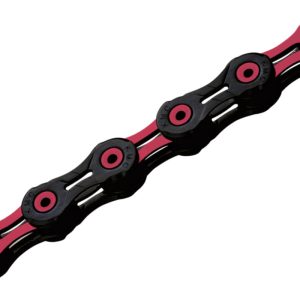 Cadena KMC 11V Super Light DLC NEGRO-ROSA 118P