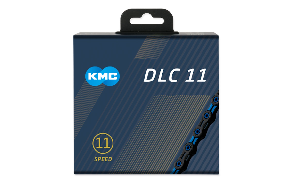 Cadena KMC 11V Super Light DLC NEGRO-AZUL 118P - Imagen 3