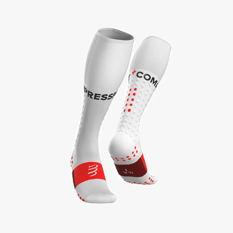 CALCETINES COMPRESSPORT FULL SOCKS RUN BLANCO - Imagen 2
